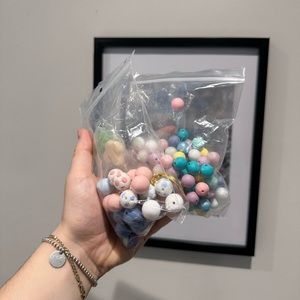 Assorted Pack of Silicone Beads
